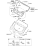 Diagram for Hyundai Tailgate Lock Actuator Motor - 81230-A5000