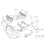 Diagram for 2014 Hyundai Elantra GT Grille - 86351-A5010