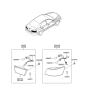 Diagram for 2005 Hyundai Sonata Tail Light - 92404-3K000
