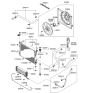 Diagram for Hyundai Sonata Engine Oil Cooler - 25460-3K000