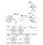 Diagram for 2015 Hyundai Veloster Wheel Cover - 52960-1R600