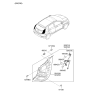 Diagram for Hyundai Accent Tail Light - 92401-1R210