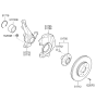 Diagram for Hyundai Accent Steering Knuckle - 51716-1R503