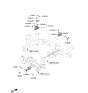 Diagram for 2020 Hyundai Veloster Engine Mount Torque Strut - 21670-2B100