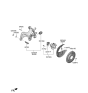 Diagram for 2021 Hyundai Veloster Brake Dust Shield - 58243-J3000