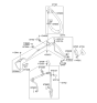 Diagram for Hyundai Elantra A/C Expansion Valve - 97626-2D000