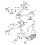 Diagram for Hyundai Elantra Tail Pipe - 28700-2D800