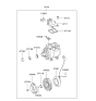 Diagram for 2001 Hyundai Elantra A/C Compressor - 97701-2D100