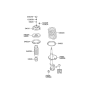 Diagram for 2004 Hyundai Tucson Coil Spring Insulator - 54633-3A000