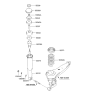 Diagram for 2002 Hyundai Santa Fe Shock Absorber - 55305-26000