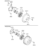 Diagram for 2000 Hyundai Santa Fe Wheel Bearing - 52710-26500