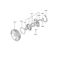 Diagram for Hyundai XG300 Oil Pump - 46110-39500