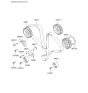 Diagram for 2004 Hyundai XG350 Cam Gear - 24211-39600