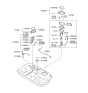 Diagram for Hyundai Santa Fe Fuel Level Sensor - 94430-26100
