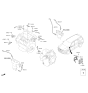 Diagram for 2020 Hyundai Palisade Engine Control Module - 39122-3LFN0