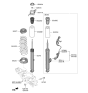 Diagram for 2023 Hyundai Genesis G70 Shock And Strut Mount - 55310-J5000