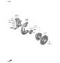 Diagram for 2022 Hyundai Genesis G70 Wheel Bearing - 51750-J5000