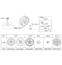 Diagram for Hyundai Elantra GT Wheel Cover - 52960-A5300