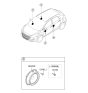 Diagram for 2017 Hyundai Elantra GT Car Speakers - 96330-A5000
