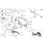 Diagram for 2020 Hyundai Accent Hood Cable - 81180-34000-TRY