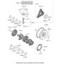 Diagram for Hyundai Sonata Crankshaft - 23111-2M002
