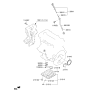 Diagram for 2020 Hyundai Accent Timing Cover - 21350-2M010