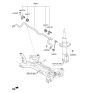 Diagram for Hyundai Accent Sway Bar Link - 54830-H8000