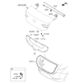 Diagram for Hyundai Accent Trunk Latch - 81230-A7030