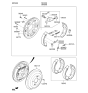 Diagram for Hyundai Wheel Cylinder - 58330-F9000