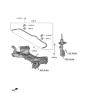 Diagram for 2021 Hyundai Palisade Sway Bar Bushing - 54813-C5000