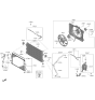 Diagram for 2022 Hyundai Kona Electric A/C Condenser - 97606-K4010