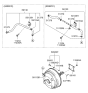 Diagram for Hyundai Sonata Brake Booster Vacuum Hose - 59130-3K800