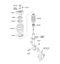 Diagram for 2013 Hyundai Elantra Shock And Strut Mount - 54610-3X100