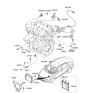 Diagram for 2013 Hyundai Elantra GT Oxygen Sensor - 39210-2E100