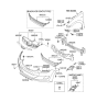 Diagram for Hyundai Elantra Fog Light - 92201-3X000