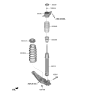Diagram for 2023 Hyundai Tucson Coil Spring Insulator - 55334-N9000