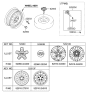Diagram for 2018 Hyundai Elantra Spare Wheel - 52910-2T910