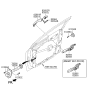 Diagram for Hyundai Sonata Door Handle - 82651-C1110