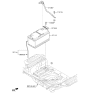 Diagram for Hyundai Genesis Battery Terminal - 37180-3M100