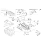 Diagram for Hyundai Santa Fe Sport Intake Manifold Actuator - 28323-2GTA1