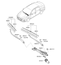 Diagram for Hyundai Wiper Motor - 98110-C2050
