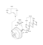 Diagram for Hyundai Tiburon Brake Booster - 59110-2C000