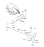 Diagram for Hyundai Tiburon Windshield Washer Nozzle - 98630-2C500