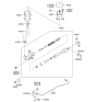 Diagram for Hyundai Elantra Hydraulic Hose - 41631-2D500
