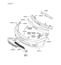 Diagram for Hyundai Tiburon Fog Light - 92210-2C500