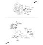 Diagram for 2019 Hyundai Santa Fe Engine Mount Torque Strut - 21810-S1000