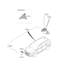 Diagram for 2019 Hyundai Santa Fe Antenna - 96210-S2070