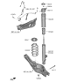 Diagram for 2022 Hyundai Elantra N Shock Absorber - 55307-IB000
