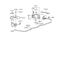 Diagram for Hyundai Elantra Fuel Door Hinge - 79553-28000