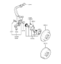 Diagram for 1999 Hyundai Sonata Wheel Bearing - 52730-38000
